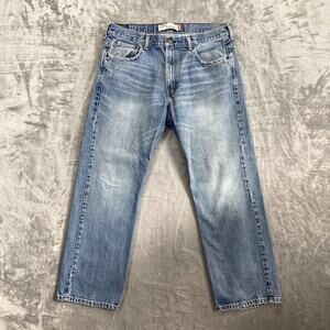 Vintage Levi's Men's 569 Loose Straight Jeans 35x30 Blue
